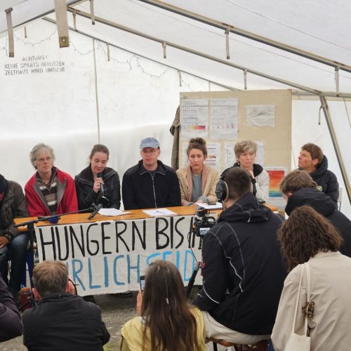 Scientists For Future-Aktive geben wissenschaftlichen Rückhalt – Hungerstreikender mittlerweile in „sehr kritischem Zustand“